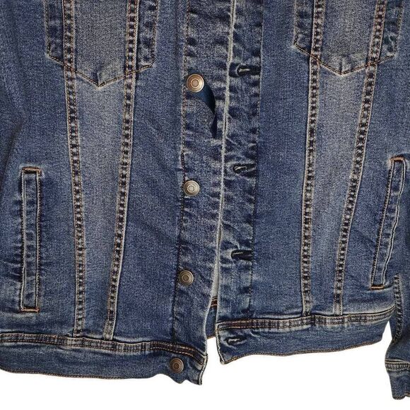 George Stretch Denim Jean Jacket - Picture 2 of 7